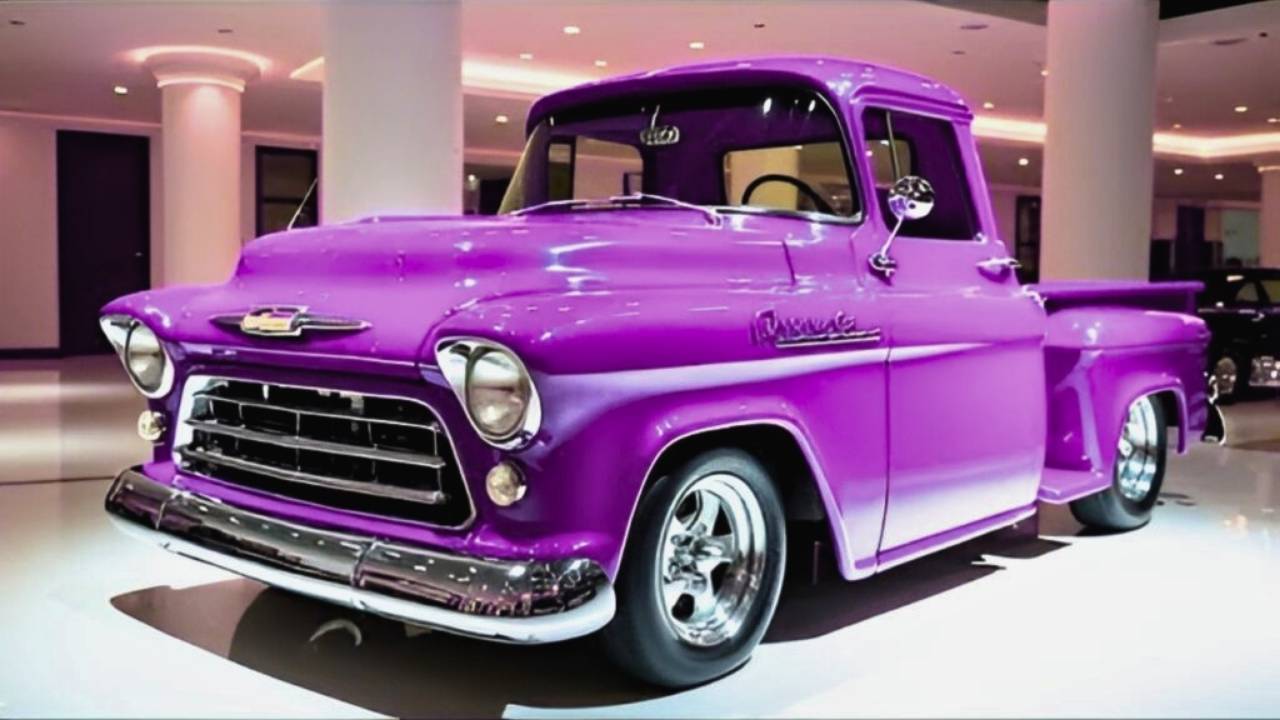 Chevy Bel Air Pickup: Diseño Clásico Americano, Estilo Retro y Potencia Moderna en una Camioneta Icónicav